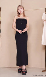 モデル：160cm（着用サイズ：FREE　着用カラー：BLK）