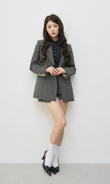 モデル：164cm（着用サイズ：FREE　着用カラー：BLK）