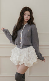 モデル：164cm（着用サイズ：FREE　着用カラー：GRY）