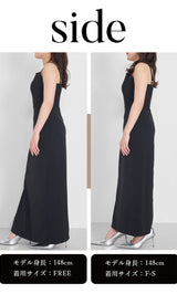 モデル：148cm（着用サイズ：F-S/FREE　着用カラー：BLK）