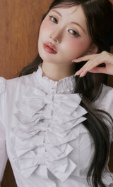 モデル：164cm（着用サイズ：FREE　着用カラー：WHT）