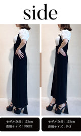 モデル：153cm（着用サイズ：F-S/FREE　着用カラー：BLK）