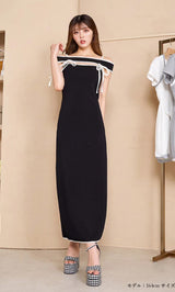 モデル：164cm（着用サイズ：FREE　着用カラー：BLK）