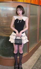 モデル：158cm（着用サイズ：FREE　着用カラー：BLK）