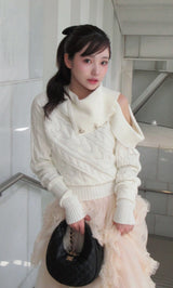 モデル：158cm（着用サイズ：FREE　着用カラー：WHT）