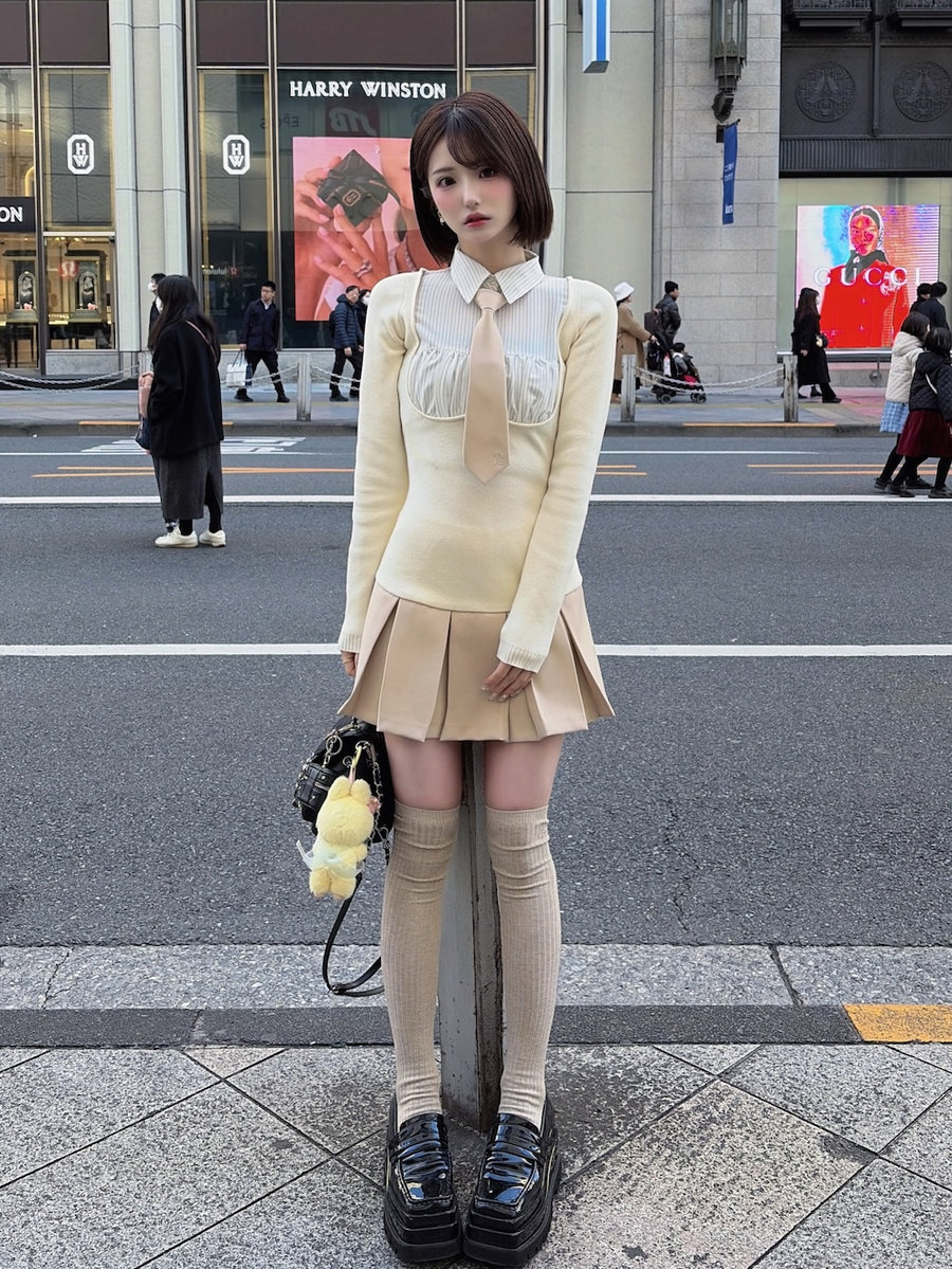 モデル：158cm（着用サイズ：FREE　着用カラー：BEG）