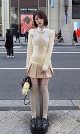 モデル：158cm（着用サイズ：FREE　着用カラー：BEG）