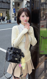 モデル：158cm（着用サイズ：FREE　着用カラー：BEG）