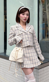 darich ダーリッチ Vernal Tweed コンパクトジャケット MIX Vernal Tweed コンパクトジャケット – Darich
