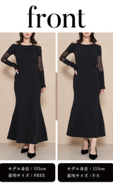 モデル：153cm（着用サイズ：F-S/FREE　着用カラー：BLK）