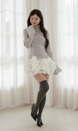 モデル：164cm（着用サイズ：FREE　着用カラー：WHT）