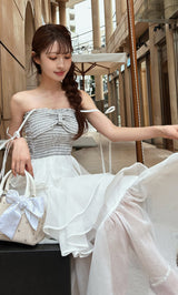 モデル：161cm（着用サイズ：FREE　着用カラー：WHT）