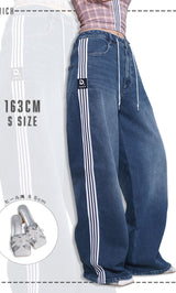 モデル：163cm（着用サイズ：S　着用カラー：BLU）