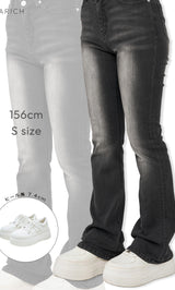 モデル：156cm（着用サイズ：S　着用カラー：BLK）
