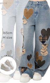 モデル：165cm（着用サイズ：M　着用カラー：BLU）