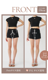 モデル：170cm（着用サイズ：FREE/F-L　着用カラー：BLK）