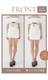 モデル：170cm（着用サイズ：FREE/F-L　着用カラー：WHT）
