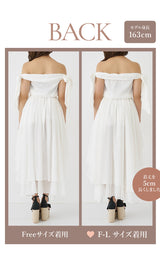 モデル：163cm（着用サイズ：FREE/F-L　着用カラー：WHT）