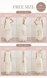 モデル：155cm/157cm（着用サイズ：FREE　着用カラー：WHT）