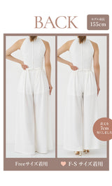 モデル：155cm（着用サイズ：F-S/FREE　着用カラー：WHT）
