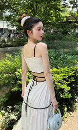 モデル：160cm（着用サイズ：FREE　着用カラー：WHT）