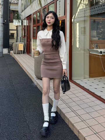 モデル：163cm（着用サイズ：FREE　着用カラー：MOC）