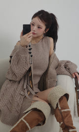 モデル：158cm（着用サイズ：FREE　着用カラー：MOC）