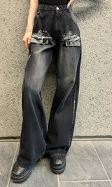 モデル：164cm（着用サイズ：M　着用カラー：BLK）