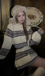 モデル：163cm（着用サイズ：FREE　着用カラー：IVO）