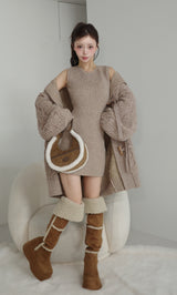 モデル：158cm（着用サイズ：FREE　着用カラー：MOC）