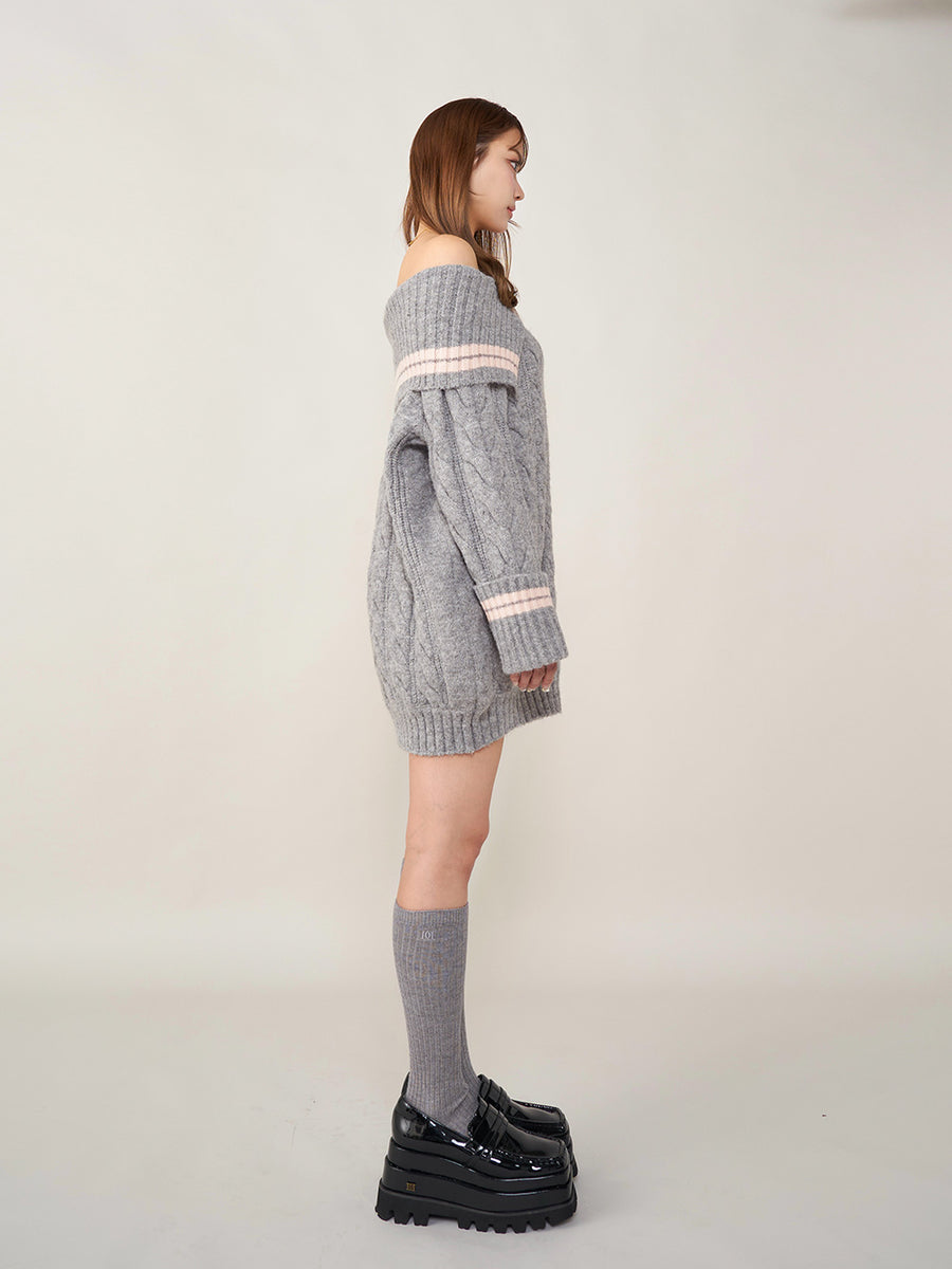 モデル：163cm（着用サイズ：FREE　着用カラー：GRY）