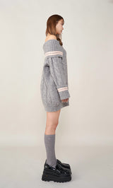 モデル：163cm（着用サイズ：FREE　着用カラー：GRY）