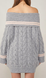 モデル：163cm（着用サイズ：FREE　着用カラー：GRY）