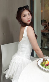 モデル：158cm（着用サイズ：FREE　着用カラー：WHT）