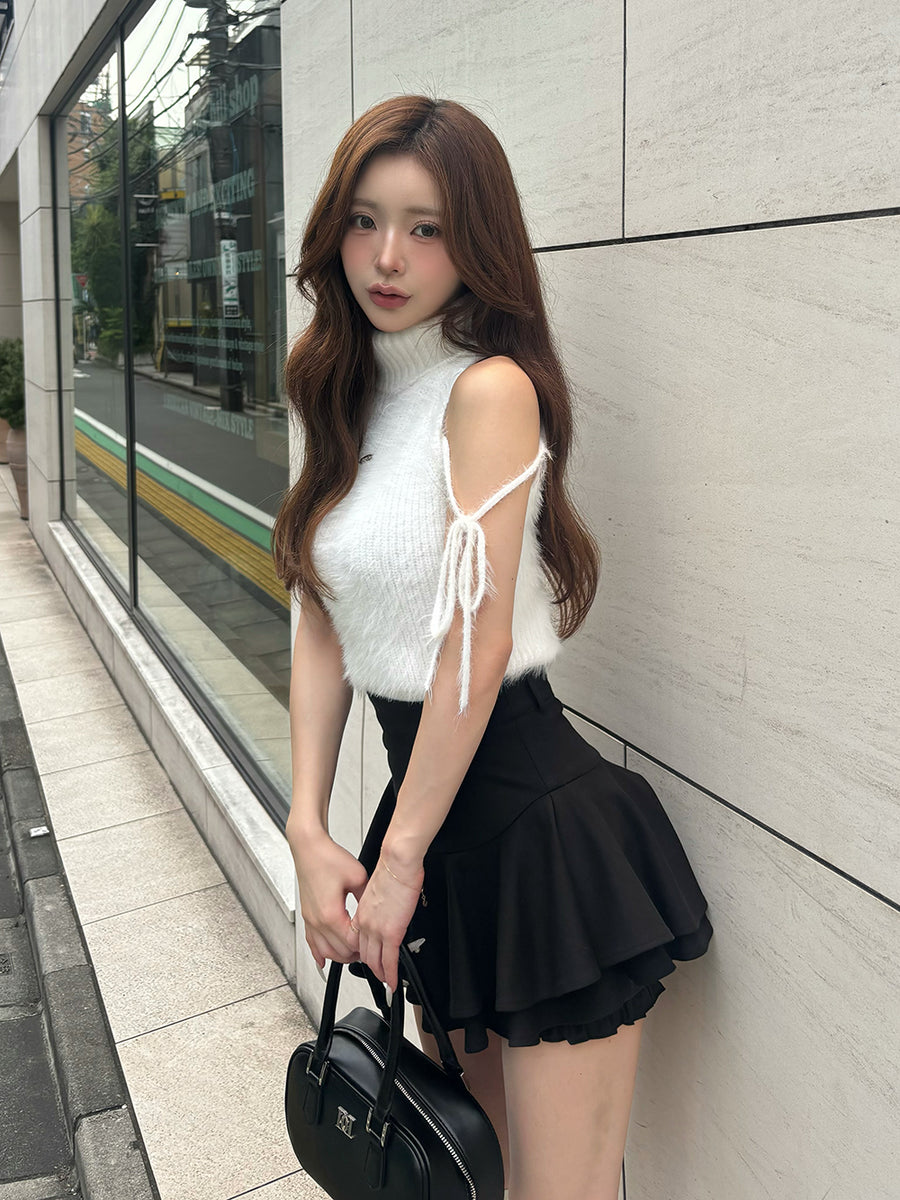 モデル：158cm（着用サイズ：FREE　着用カラー：IVO）
