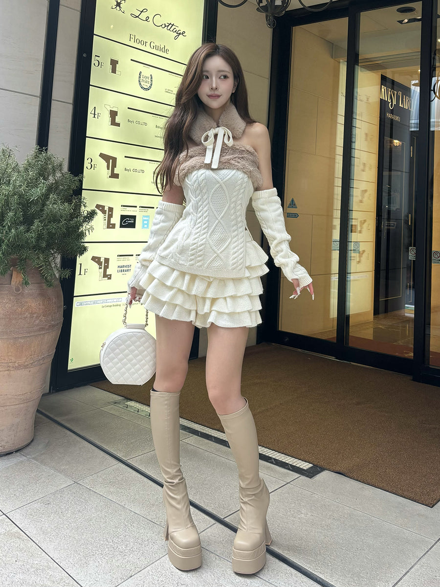 モデル：156cm（着用サイズ：FREE　着用カラー：WHT）
