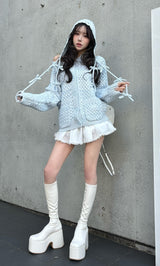 モデル：165cm（着用サイズ：FREE　着用カラー：WHT）