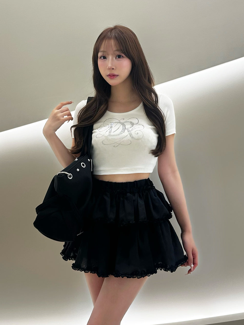 Darich バロックDRビジュービッグTシャツ ブラック バロックDRビジューコンパクトTシャツ – Darich