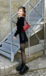 モデル：164cm（着用サイズ：S　着用カラー：BLK）