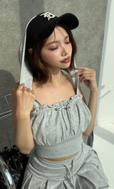 モデル：163cm（着用サイズ：FREE　着用カラー：GRY）