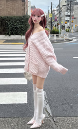 モデル：158cm（着用サイズ：FREE　着用カラー：PNK）