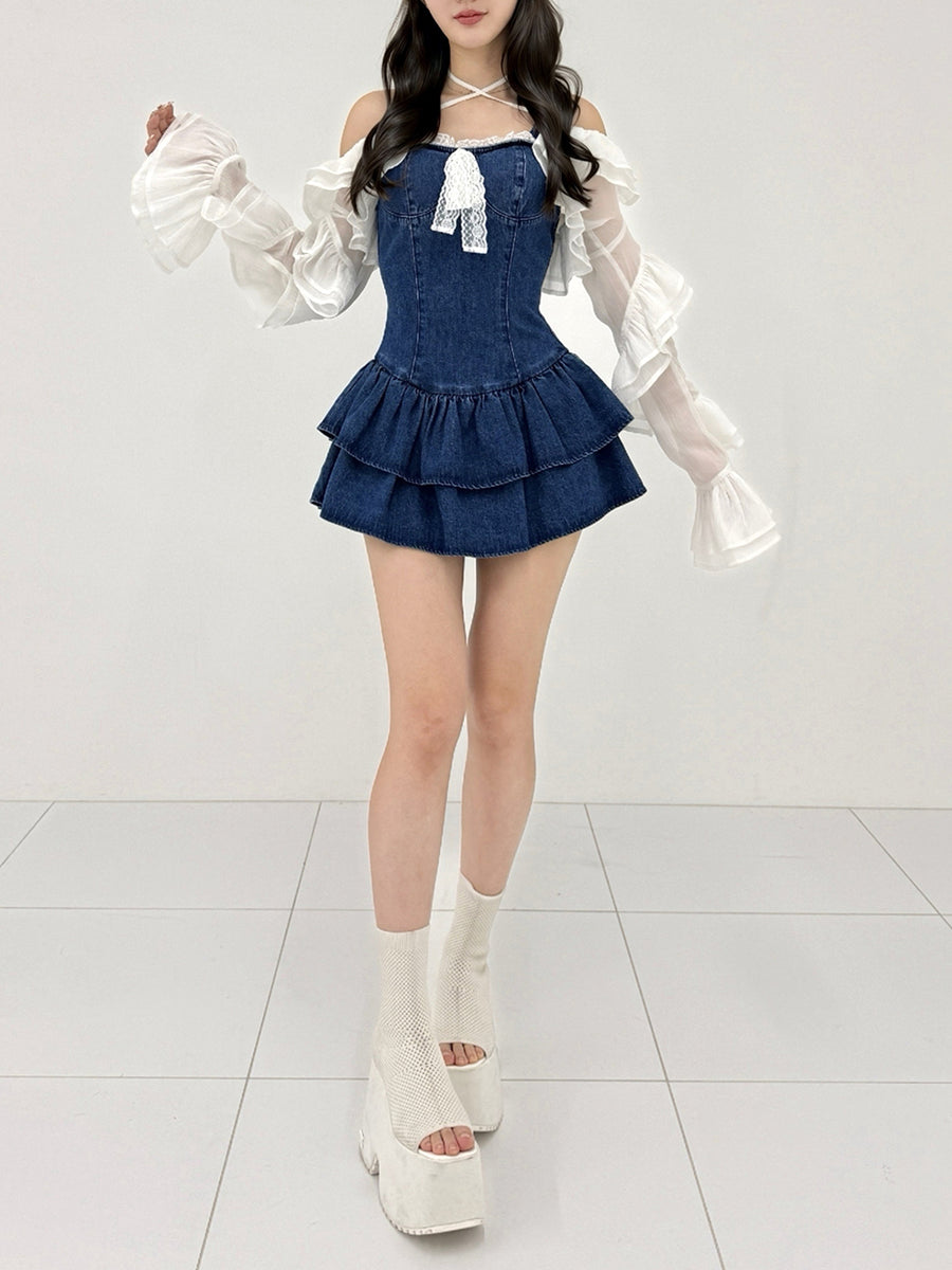 モデル：160cm（着用サイズ：FREE　着用カラー：WHT）