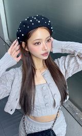 モデル：163cm（着用サイズ：FREE　着用カラー：GRY）