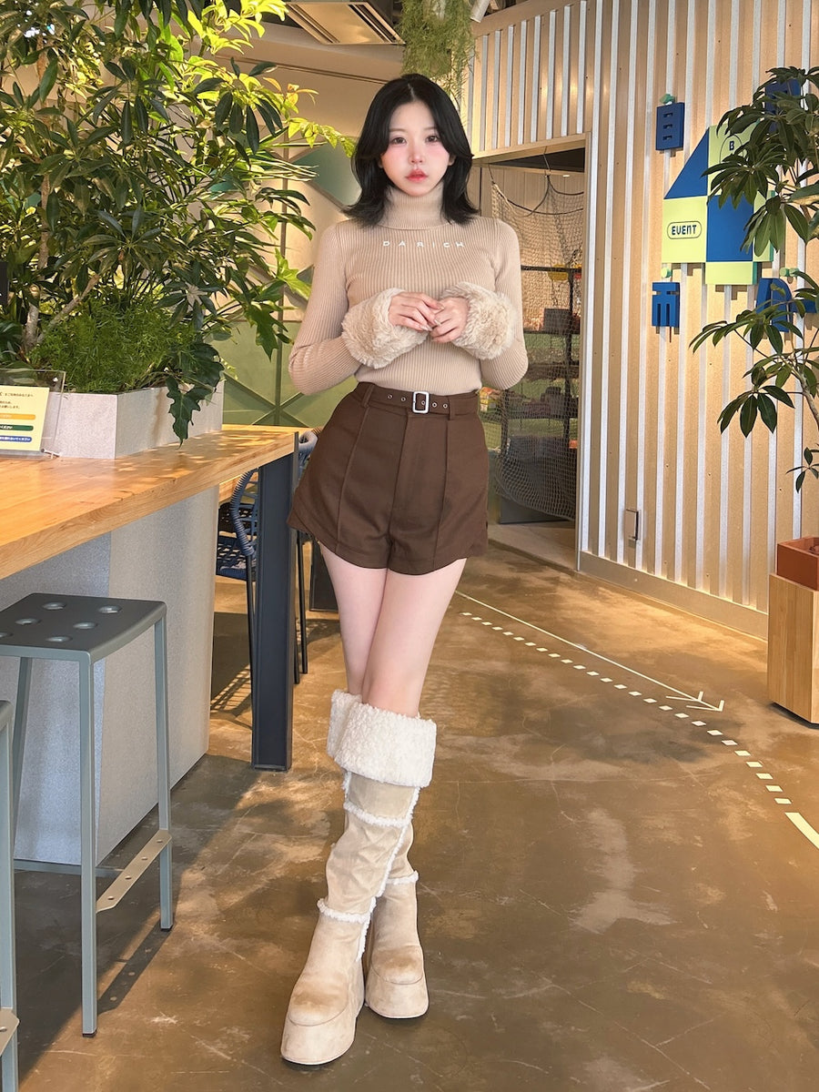 モデル：164cm（着用サイズ：FREE　着用カラー：BEG）