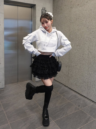 モデル：155cm（着用サイズ：FREE　着用カラー：GRY）