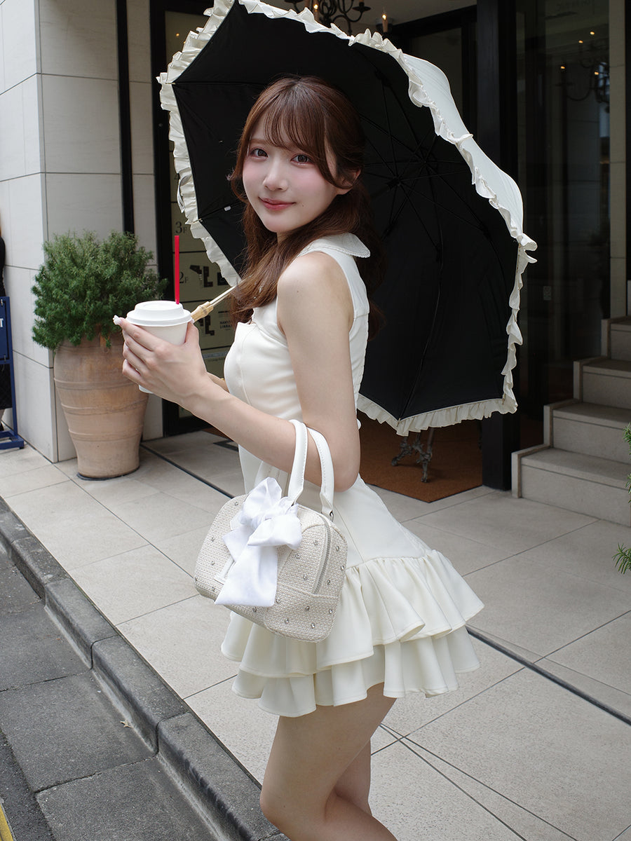 モデル：162cm（着用サイズ：FREE　着用カラー：IVO）