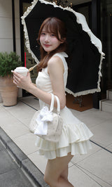 モデル：162cm（着用サイズ：FREE　着用カラー：IVO）