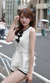 モデル：162cm（着用サイズ：FREE　着用カラー：WHT）