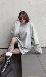 モデル：155cm（着用サイズ：FREE　着用カラー：GRY）