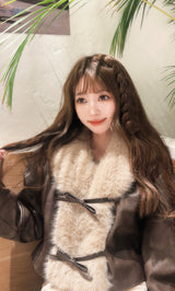 モデル：159cm（着用サイズ：FREE　着用カラー：BRN）